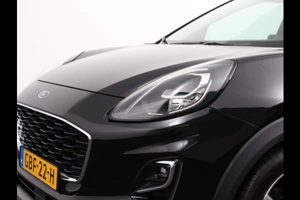Ford Puma 1.0 EcoBoost 125pk MHEV Titanium Navigatie Apple Carplay/Android Auto Climate Control Led Parkeer sensoren Stoel en stuurverwarming