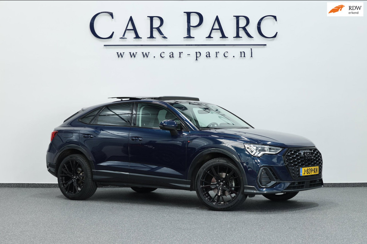 Audi Q3 Sportback 35 1.5 TFSI S-Edition 150+PK LED/S-LINE/VIRTUAL/PANO/20" LMV/PDC/ACC/ECC/12 MND GARANTIE!