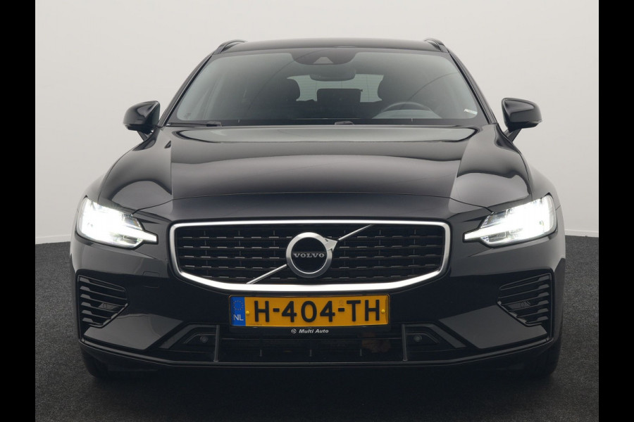 Volvo V60 T6 Twin Engine AWD R-Design 340pk Dealer O.H. | Adaptive Cruise | Camera | Harman / Kardon | Lederen Sportstoelen Memory & Verwarmd | Keyless | Blis | Apple Carplay | Navigatie | DAB | 19"L.M | Plug In Hybrid |