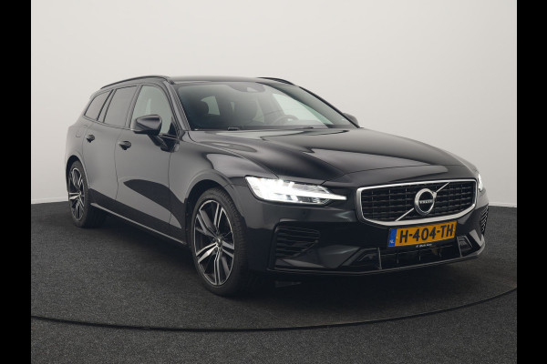 Volvo V60 T6 Twin Engine AWD R-Design 340pk Dealer O.H. | Adaptive Cruise | Camera | Harman / Kardon | Lederen Sportstoelen Memory & Verwarmd | Keyless | Blis | Apple Carplay | Navigatie | DAB | 19"L.M | Plug In Hybrid |