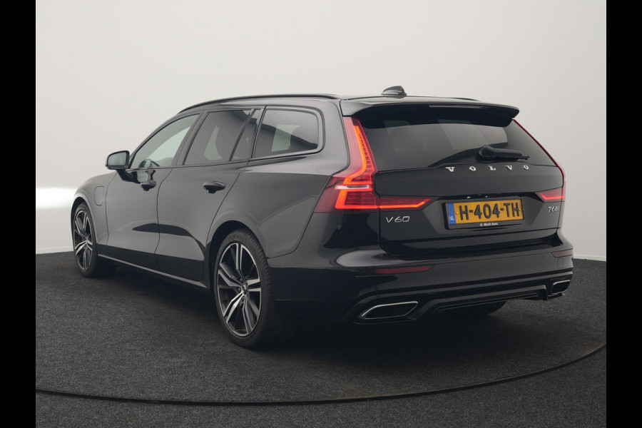 Volvo V60 T6 Twin Engine AWD R-Design 340pk Dealer O.H. | Adaptive Cruise | Camera | Harman / Kardon | Lederen Sportstoelen Memory & Verwarmd | Keyless | Blis | Apple Carplay | Navigatie | DAB | 19"L.M | Plug In Hybrid |
