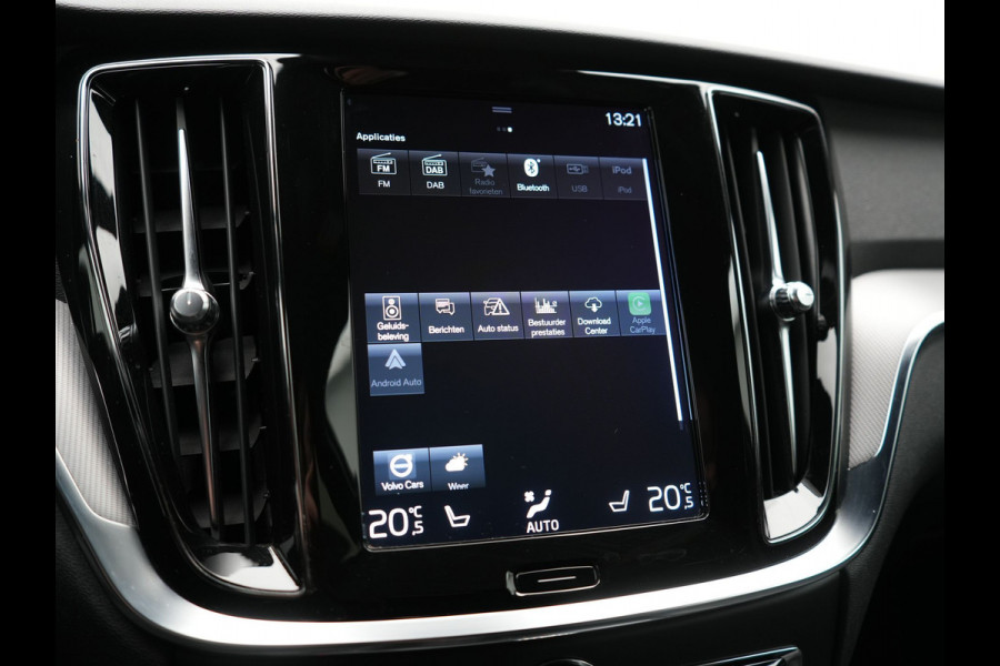 Volvo V60 T6 Twin Engine AWD R-Design 340pk Dealer O.H. | Adaptive Cruise | Camera | Harman / Kardon | Lederen Sportstoelen Memory & Verwarmd | Keyless | Blis | Apple Carplay | Navigatie | DAB | 19"L.M | Plug In Hybrid |