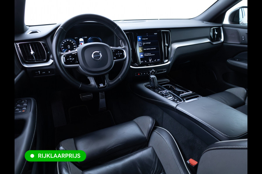Volvo V60 2.0 T8 Twin Engine AWD R-Design | Stoel-, Stuur- & Achterbank verw. | Elec. trekhaak | 360 Camera | Elec. klep | Pilot assist, All season banden, Led, PDC V+A. Apple Carplay, Android auto