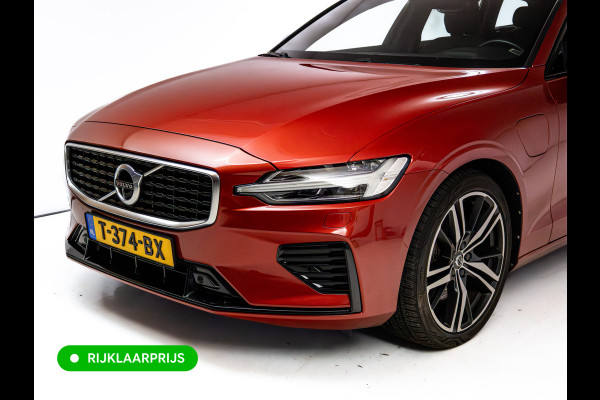Volvo V60 2.0 T8 Twin Engine AWD R-Design | Stoel-, Stuur- & Achterbank verw. | Elec. trekhaak | 360 Camera | Elec. klep | Pilot assist, All season banden, Led, PDC V+A. Apple Carplay, Android auto