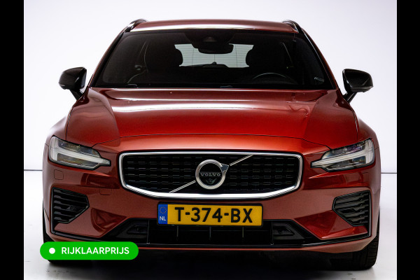 Volvo V60 2.0 T8 Twin Engine AWD R-Design | Stoel-, Stuur- & Achterbank verw. | Elec. trekhaak | 360 Camera | Elec. klep | Pilot assist, All season banden, Led, PDC V+A. Apple Carplay, Android auto