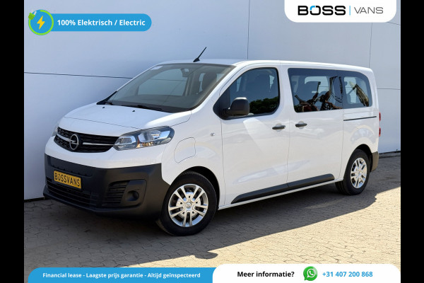 Opel e-Vivaro L2H1 75 kWh 136PK 9-persoons L2H1 330km WLTP 93,7% (SOH) Dubbele schuifdeuren Snelladen Laadkabel Climate control Parkeersensoren