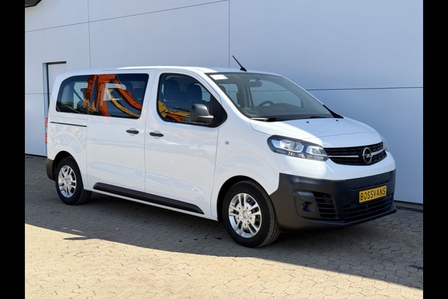 Opel e-Vivaro L2H1 75 kWh 136PK 9-persoons L2H1 330km WLTP 93,7% (SOH) Dubbele schuifdeuren Snelladen Laadkabel Climate control Parkeersensoren