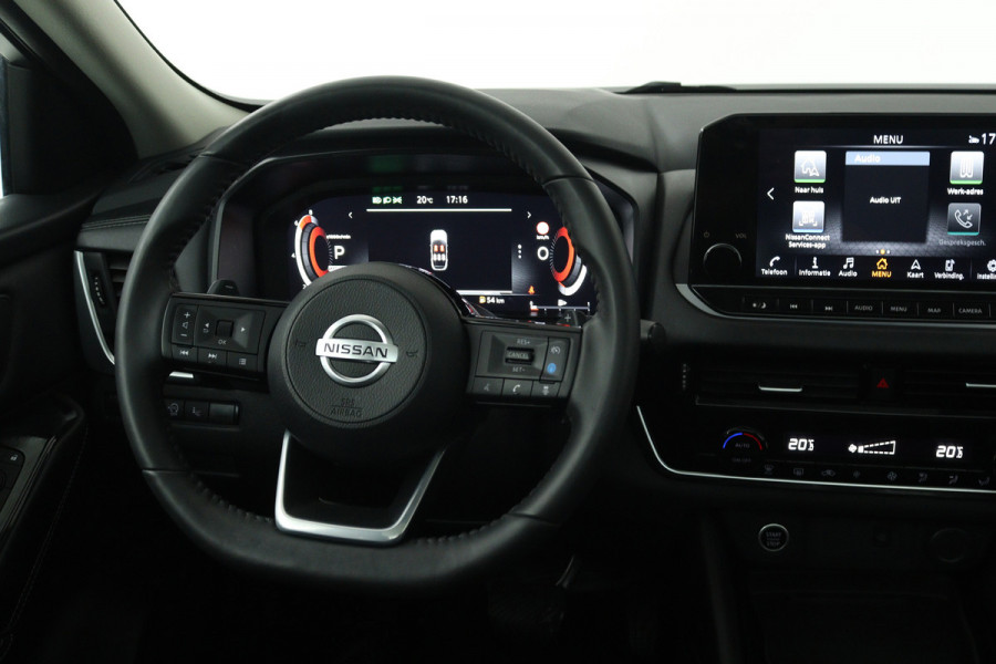 Nissan QASHQAI 1.3 MHEV Xtronic Tekna Plus (VIRTUAL, TREKHAAK, 360 CAMERA, CLIMA, CARPLAY, PANORAMADAK, 1e EIGENAAR)
