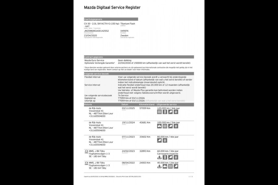 Mazda CX-30 2.0 e-SkyActiv M Hybrid | Navi, Camera, ACC, Carplay/Android, Stoel+Stuurverw., El. A.Klep | Goed onderhouden! |