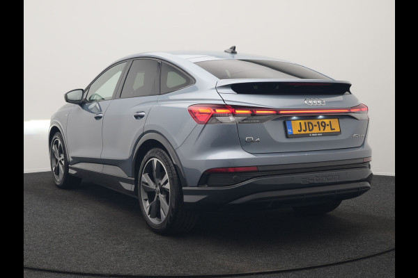 Audi Q4 e-tron 40 S Line 77 kWh 204pk | Adaptive Cruise | Valcona Lederen Sportstoelen Verwarmd | 20"L.M | Apple Carplay | Keyless | Blis | Camera | Virtual | Navigatie | DAB |