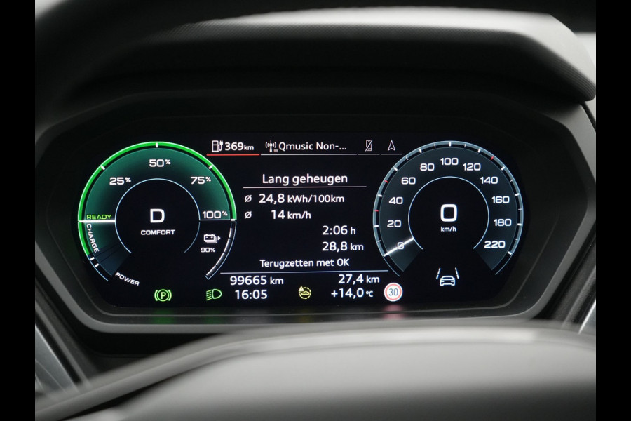 Audi Q4 e-tron 40 S Line 77 kWh 204pk | Adaptive Cruise | Valcona Lederen Sportstoelen Verwarmd | 20"L.M | Apple Carplay | Keyless | Blis | Camera | Virtual | Navigatie | DAB |