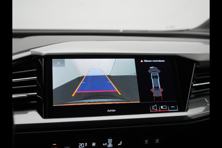 Audi Q4 e-tron Sportback 40 S Line 77 kWh 204pk | Adaptive Cruise | Valcona Lederen Sportstoelen Verwarmd | 20"L.M | Apple Carplay | Keyless | Blis | Camera | Virtual | Navigatie | DAB |