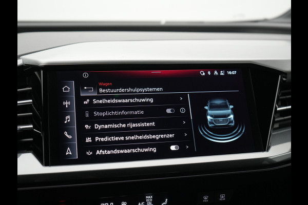 Audi Q4 e-tron Sportback 40 S Line 77 kWh 204pk | Adaptive Cruise | Valcona Lederen Sportstoelen Verwarmd | 20"L.M | Apple Carplay | Keyless | Blis | Camera | Virtual | Navigatie | DAB |