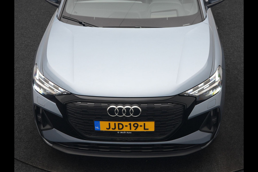 Audi Q4 e-tron Sportback 40 S Line 77 kWh 204pk | Adaptive Cruise | Valcona Lederen Sportstoelen Verwarmd | 20"L.M | Apple Carplay | Keyless | Blis | Camera | Virtual | Navigatie | DAB |