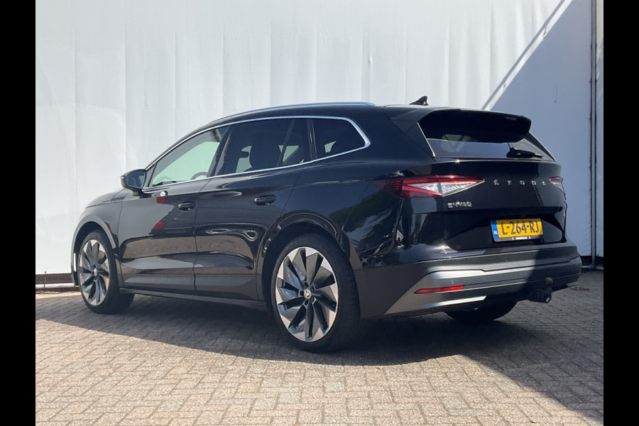 Škoda ENYAQ iV 80 Soh 91% Carplay Pano.dak Trekhaak Adap.Cruise HUD Stoelverw+Ventilatie Leer BOMVOL!
