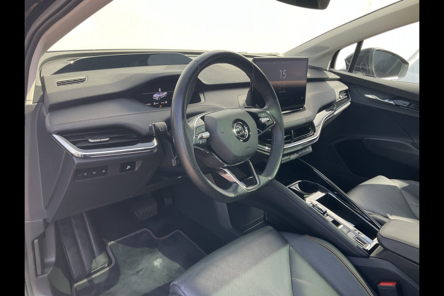 Škoda ENYAQ iV 80 Soh 91% Carplay Pano.dak Trekhaak Adap.Cruise HUD Stoelverw+Ventilatie Leer BOMVOL!