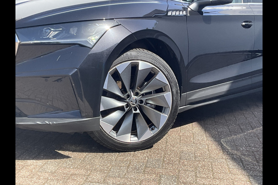 Škoda ENYAQ iV 80 Soh 91% Carplay Pano.dak Trekhaak Adap.Cruise HUD Stoelverw+Ventilatie Leer BOMVOL!