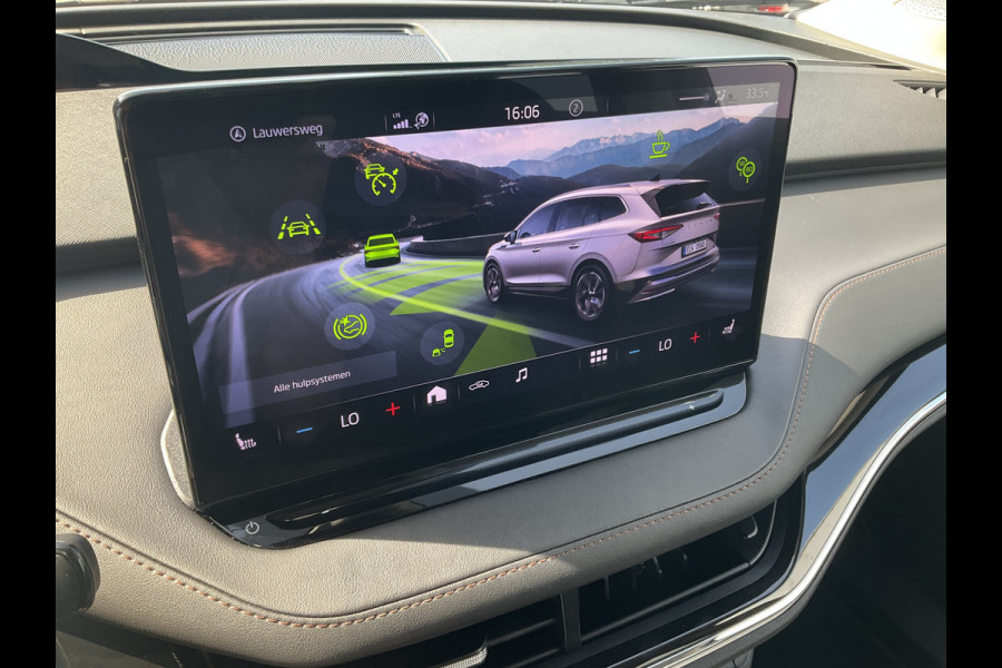 Škoda ENYAQ iV 80 Soh 91% Carplay Pano.dak Trekhaak Adap.Cruise HUD Stoelverw+Ventilatie Leer BOMVOL!
