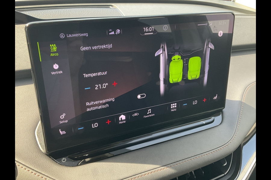 Škoda ENYAQ iV 80 Soh 91% Carplay Pano.dak Trekhaak Adap.Cruise HUD Stoelverw+Ventilatie Leer BOMVOL!