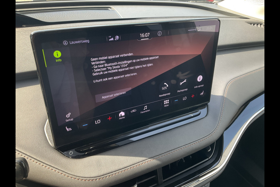 Škoda ENYAQ iV 80 Soh 91% Carplay Pano.dak Trekhaak Adap.Cruise HUD Stoelverw+Ventilatie Leer BOMVOL!