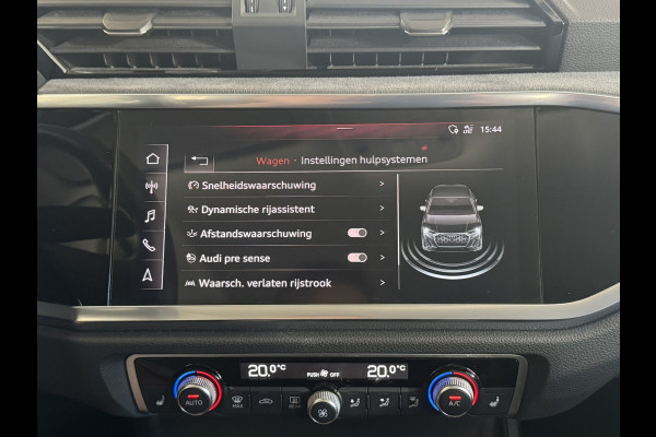 Audi Q3 Sportback 35 TFSI S-line Adaptive cruise Digitaal dashboard Led Clima Stoelverwarming Carplay