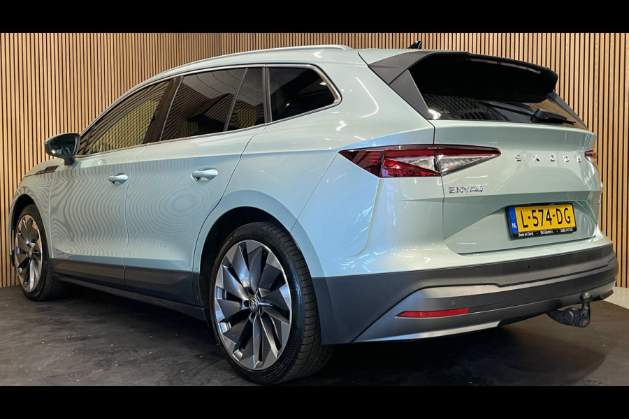 Škoda ENYAQ iV 80|90% SOH|GROTE ACCU|ACC|LEDER|ELEK.INTERIEUR+TREKHAAK|STUUR+STOELVERWARMING V+A|CAMERA|CARPLAY|NL|NAP|1 EIGENAAR|