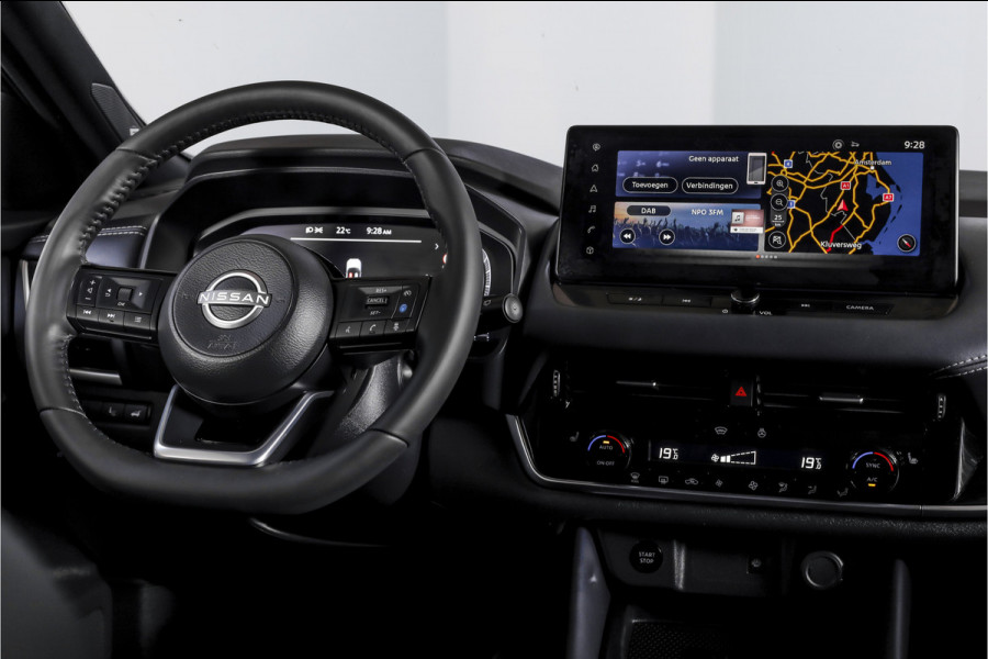 Nissan QASHQAI 1.5 e-Power 190 PK Tekna Plus Orig. NL | Panodak | Dig. Cockpit | Adapt. Cruise | Winterpakket | Memory+Massage| 360 Camera | NAV + App. Connect | HUD | ECC | Elek. Klep | LM 20" |
