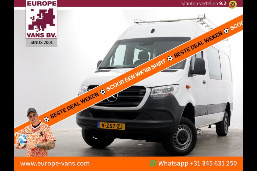 Mercedes-Benz Sprinter 314 CDI 143pk E6 L2H2 4x4 ZG1 D.C. Airco/Navi/Trekhaak 2800kg 05-2019