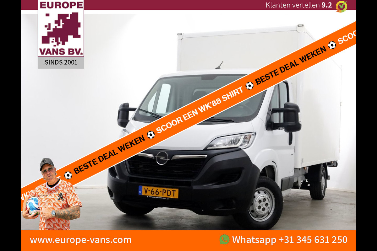 Opel Movano 2.2D 140pk Bakwagen met laadklep 1.060kg laadvermogen 08-2023