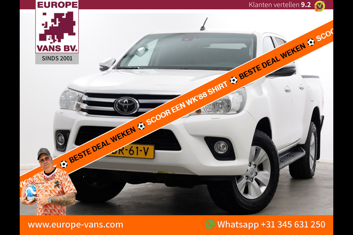 Toyota Hilux 2.4 D-4D-F 150pk E6 4WD 4x4 Double Cab Automaat 08-2019