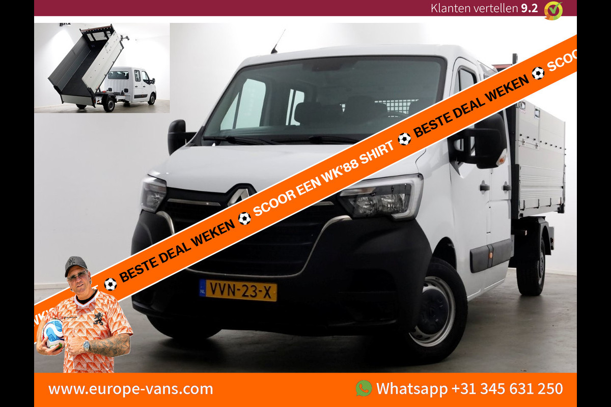 Renault Master T35 2.3 dCi 145pk L3 D.C. Kipper met hoge boorden 05-2023