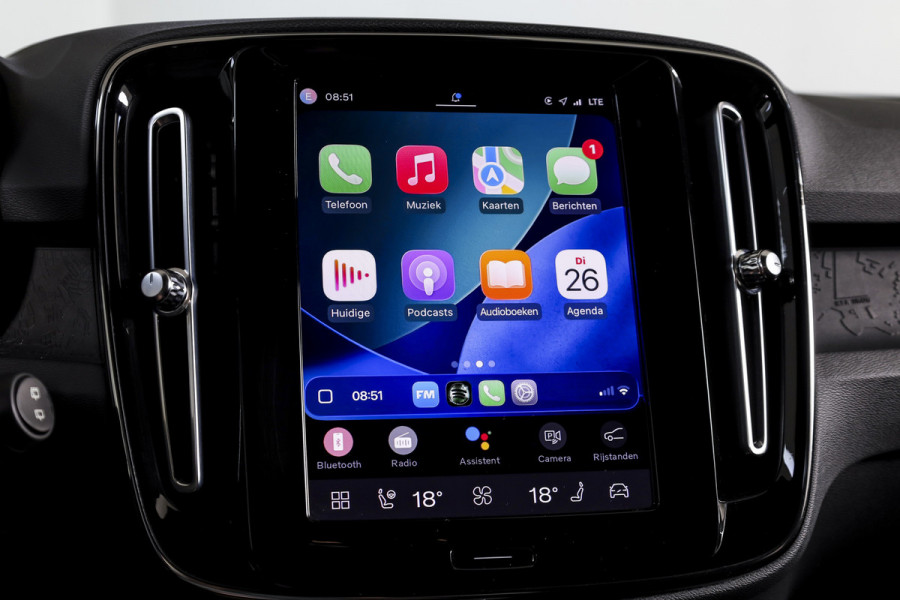 Volvo XC40 Recharge Plus 70 kWh Orig. NL | Dig. Cockpit | Adapt. Cruise | Stoel-+Stuurverw. | Elek. Klep | PDC | Camera | NAV+App. Connect | ECC | LM 19" |