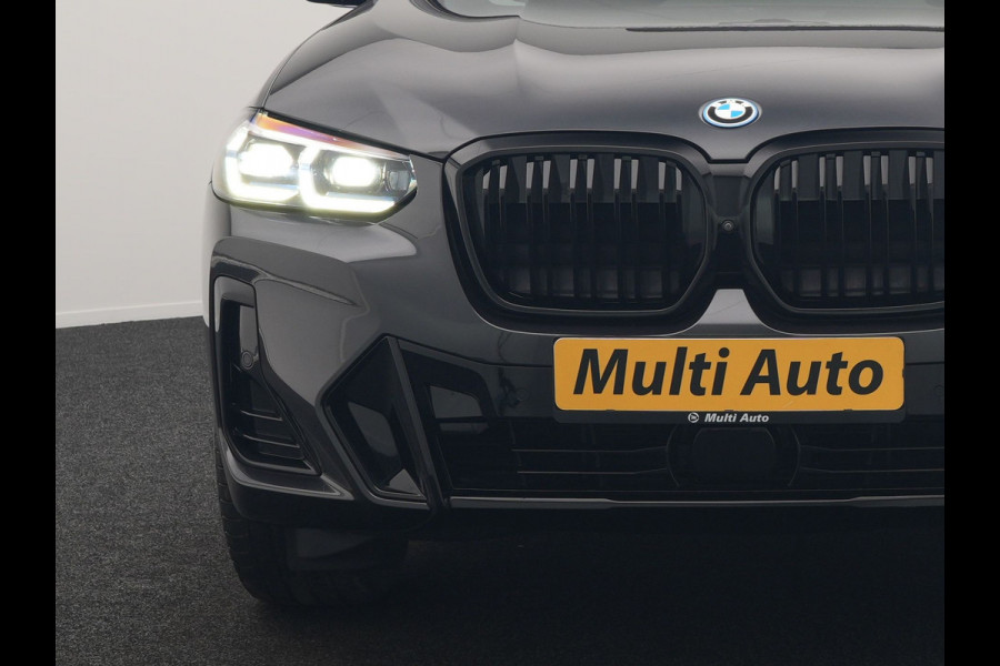 BMW iX3 M Sport 80 kWh 286pk Dealer O.H. | Trekhaak Af Fabriek | Panodak | Head Up | Adaptive Cruise | 360 Camera | Harman / Kardon | Lederen Sportstoelen Memory & Verwarmd | Laser LED | Stuur Verwarmd | Keyless | Blis | Sfeerverlichting | 20"L.M |
