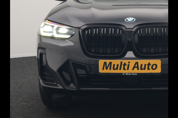 BMW iX3 M Sport 80 kWh 286pk Dealer O.H. | Trekhaak Af Fabriek | Panodak | Head Up | Adaptive Cruise | 360 Camera | Harman / Kardon | Lederen Sportstoelen Memory & Verwarmd | Laser LED | Stuur Verwarmd | Keyless | Blis | Sfeerverlichting | 20"L.M |