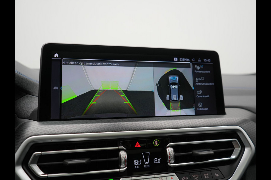 BMW iX3 M Sport 80 kWh 286pk Dealer O.H. | Trekhaak Af Fabriek | Panodak | Head Up | Adaptive Cruise | 360 Camera | Harman / Kardon | Lederen Sportstoelen Memory & Verwarmd | Laser LED | Stuur Verwarmd | Keyless | Blis | Sfeerverlichting | 20"L.M |