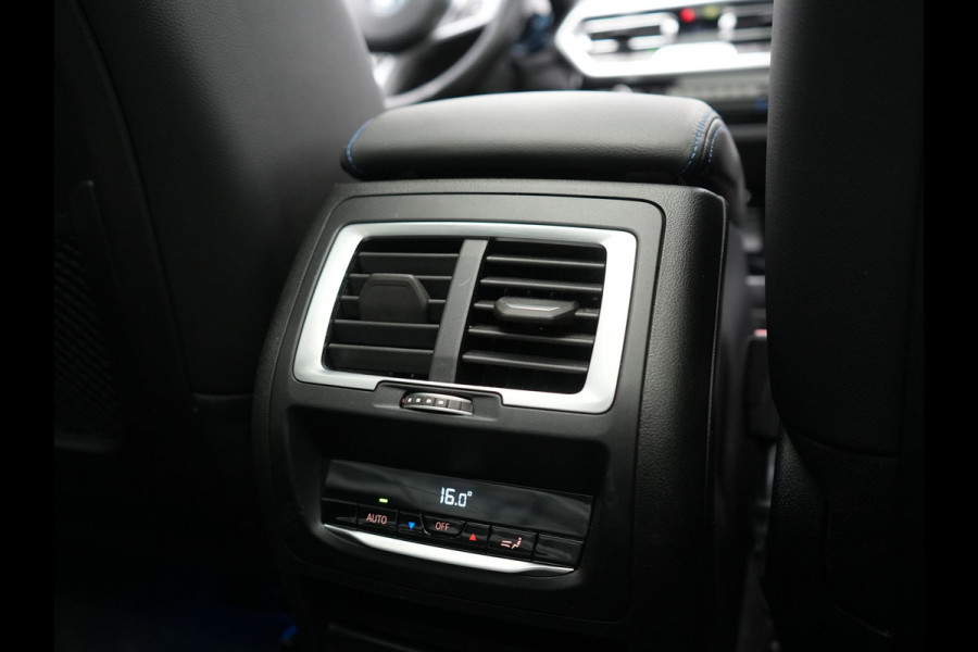 BMW iX3 M Sport 80 kWh 286pk Dealer O.H. | Trekhaak Af Fabriek | Panodak | Head Up | Adaptive Cruise | 360 Camera | Harman / Kardon | Lederen Sportstoelen Memory & Verwarmd | Laser LED | Stuur Verwarmd | Keyless | Blis | Sfeerverlichting | 20"L.M |