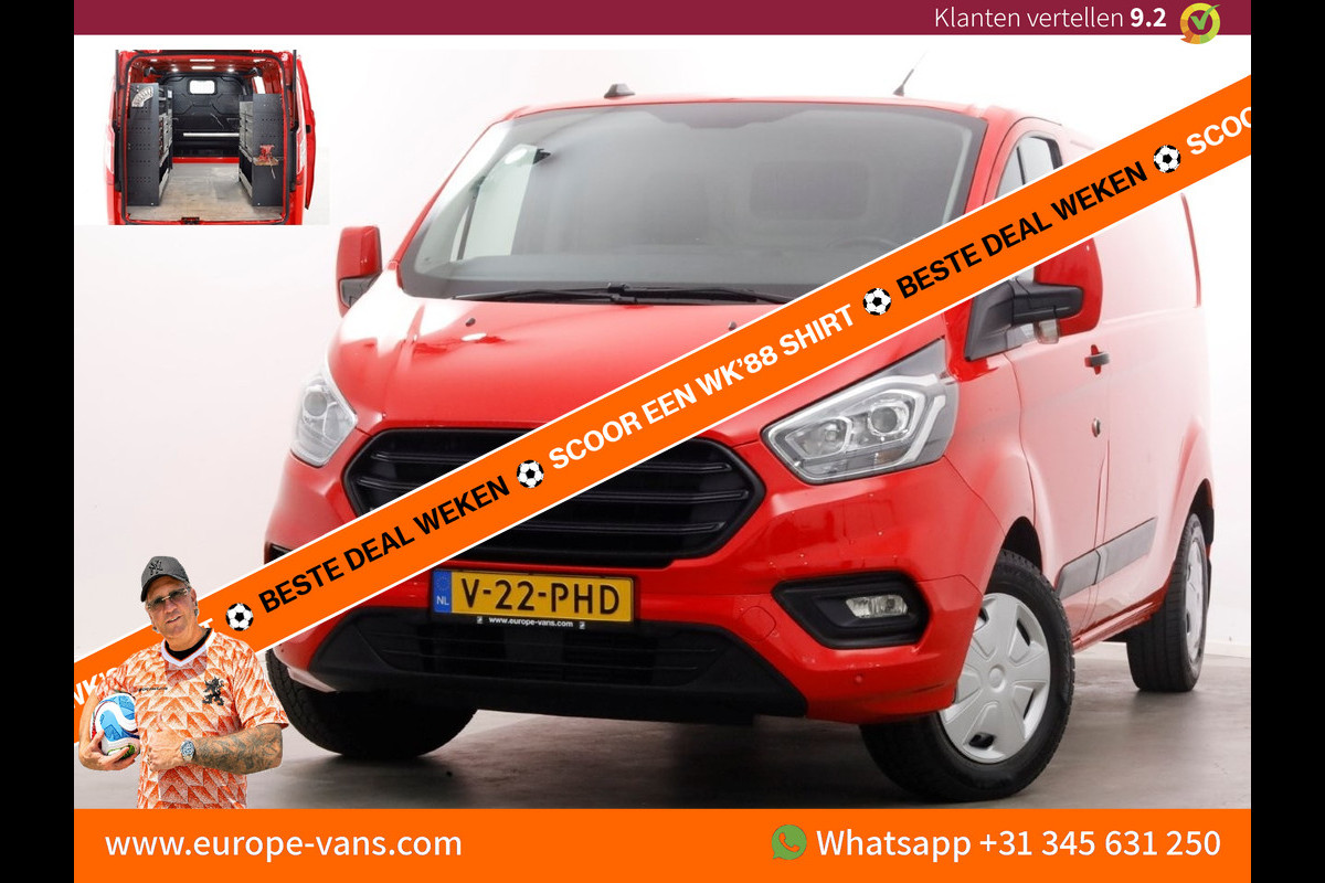 Ford Transit Custom 340 2.0 TDCI 130pk L2H1 Airco/Inrichting/Achterklep/Camera 01-2021
