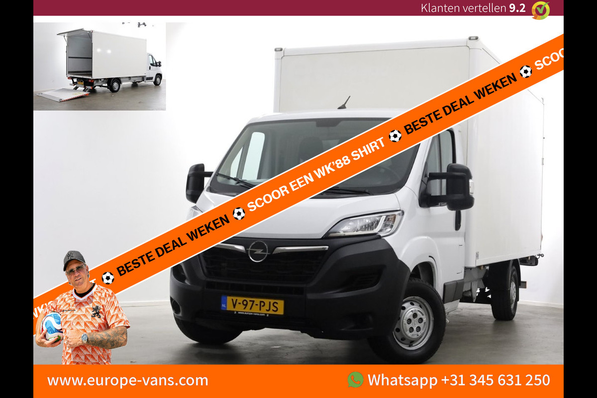 Opel Movano 2.2D 140pk Bakwagen met laadklep 1.060kg laadvermogen 08-2023