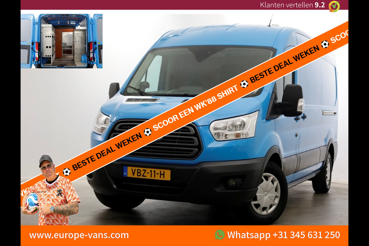 Ford Transit 350 2.0 TDCI 130pk E6 L3H2 Trend Airco/Camera/2x Schuifdeur 10-2019