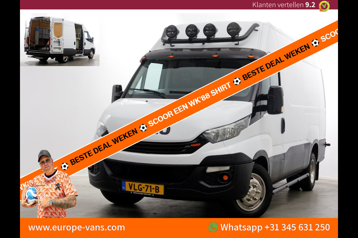 Iveco Daily 35C14 136pk E6 HiMatic Automaat L2H2 Airco/Camera/Trekhaak 3500kg 09-2018