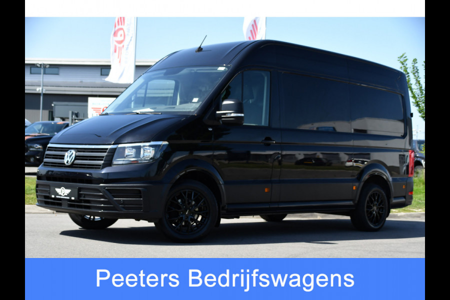 Volkswagen Crafter 35 2.0 TDI L3H3 Black Edition Camera, Cruise, Carplay, Automaat, Trekhaak, 140pk, Airco, Multimedia, Uniek!