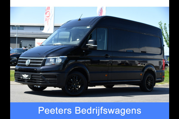 Volkswagen Crafter 35 2.0 TDI L3H3 Black Edition Camera, Cruise, Carplay, Automaat, Trekhaak, 140pk, Airco, Multimedia, Uniek!