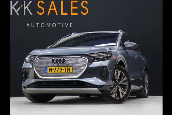 Audi Q4 e-tron 40 Advanced edition 77 kWh [ADAPTIVE CRUISE, CAMERA, SONOS AUDIO INSTALLATIE, TREKHAAK, APPLE CARPLAY, SFEERVERLICHTING, STOELVERWARMING, ELEK.. ACHTERKLEP, NAVIGATIE, NIEUWSTAAT]
