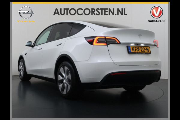 Tesla Model Y Long Range AWD 75kWh SOH 94% Warmtepomp AI-Computer Traffic Aware Adap.Cruise Leder Panoramadak Navi Ecc Camera Stoel+Stuurverwa Privacy Glas Lmv Elek.Achterklep Led Elek.Stoelen+Memory 4WD Fabrieksgarantie tot 15-02-2027 - Garantie op de Accu+Motor tot 15-2-2031/192.000km