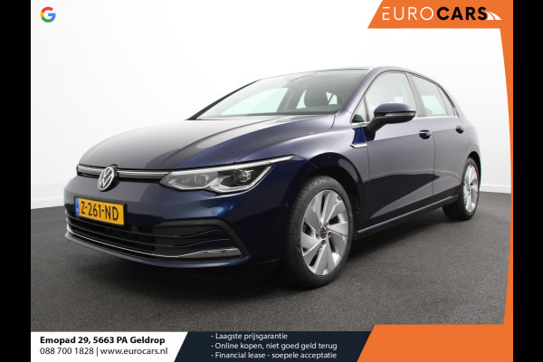 Volkswagen Golf 1.5 eTSI 150pk DSG Style Navigatie Apple Carplay/Android Auto Parkeersensoren Camera Park Assist Adaptive Cruise Control Blind Spot Assist Stoel- en stuurverwarming Ledverlichting Virtual Cockpit Lane Assist Climatronic