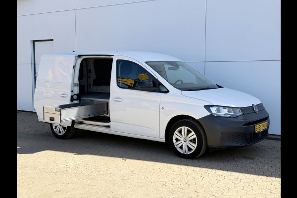 Volkswagen Caddy Cargo Maxi 2.0 TDI 122PK Automaat L2 Cruise Control Climate Control Navigatie Carplay Parkeersensoren Schuifladen Inbouw