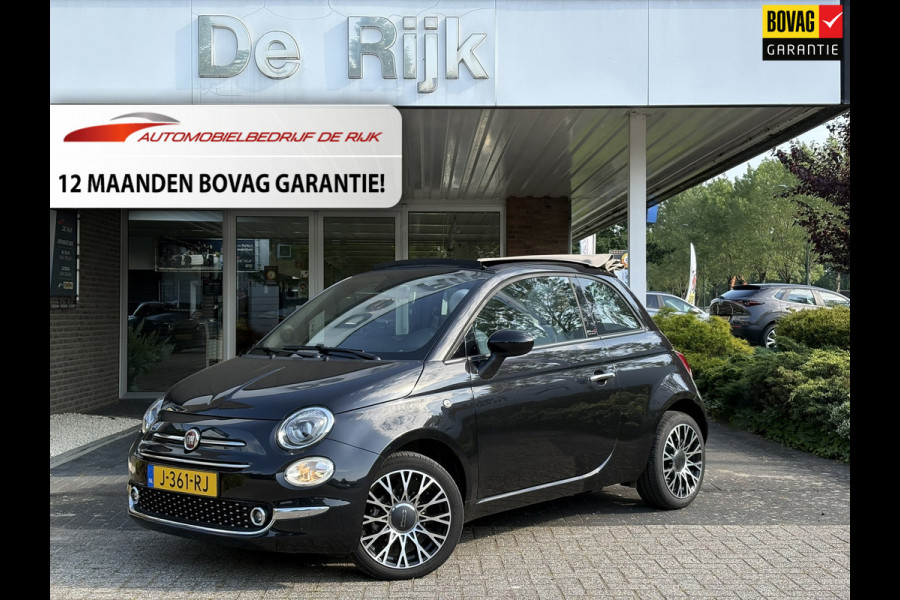 Fiat 500C 1.0 Hybrid Star | Navi, Carplay/Android, Cruise, Climate, PDC, Licht- en Regensensor | NAP |