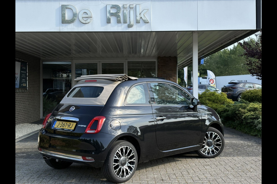 Fiat 500C 1.0 Hybrid Star | Navi, Carplay/Android, Cruise, Climate, PDC, Licht- en Regensensor | NAP |