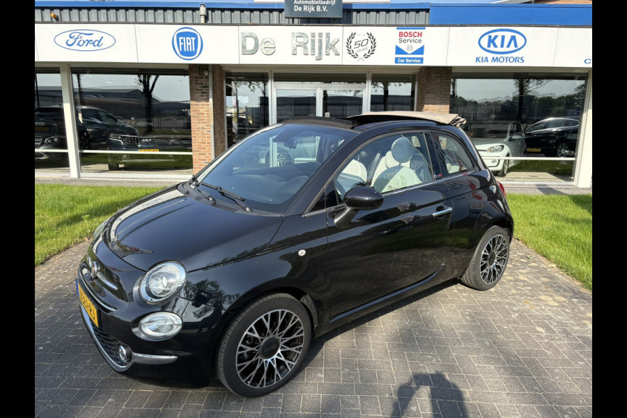 Fiat 500C 1.0 Hybrid Star | Navi, Carplay/Android, Cruise, Climate, PDC, Licht- en Regensensor | NAP |