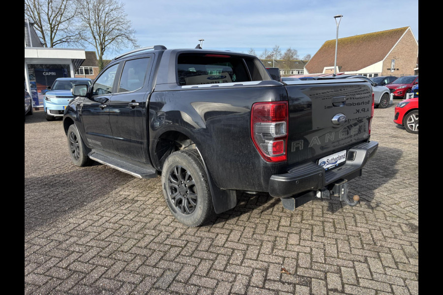 Ford Ranger 2.0 EcoBlue Wildtrak Dubbele Cabine | 214pk Automaat | Adaptieve Cruise | Stoelverwarming | Trekhaak | 3.500kg Trekgewicht